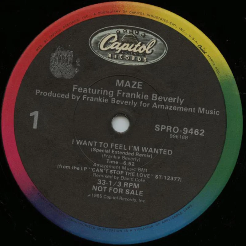 Maze Featuring Frankie Beverly | I Want To Feel I'm Wanted / Twilight (Remix)