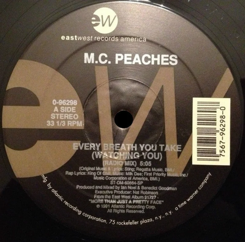 MC Peaches-Every Breath You Take (Watching You) 12" Single