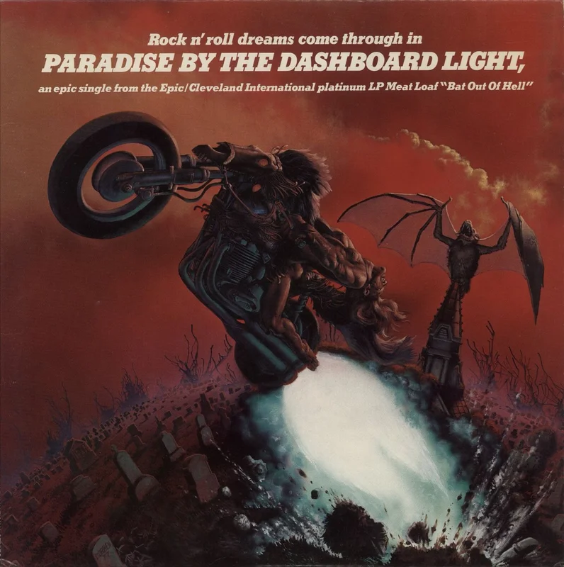 Meat Loaf Paradise By The Dashboard Light + Picure Sleeve US Promo 12" vinyl