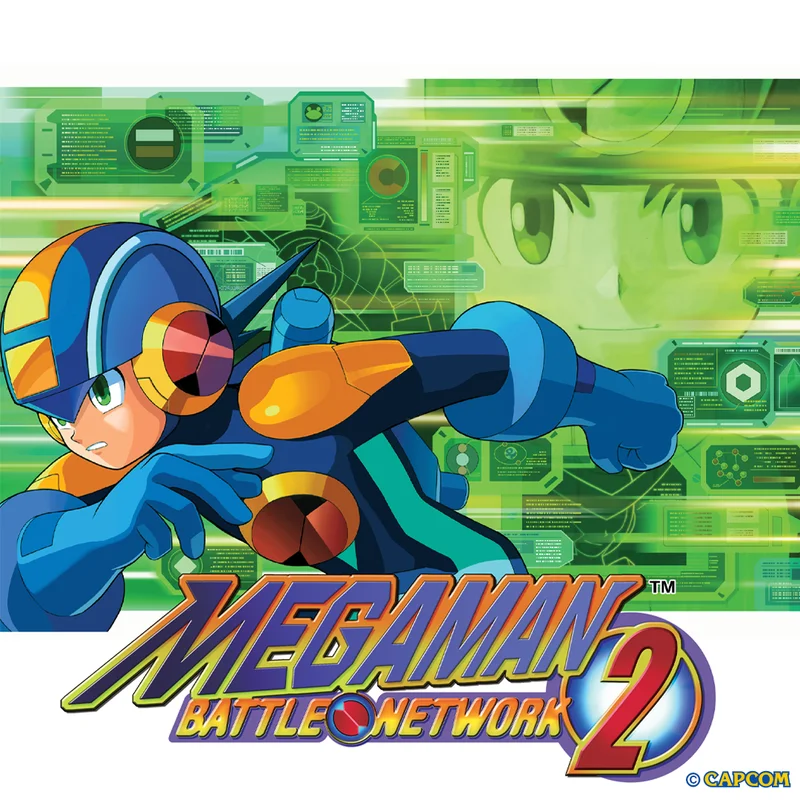 Mega Man Battle Network 2 - Original Video Game Soundtrack LP Mondo Exclusive Mondo Exclusive Green Blue Swirl Vinyl