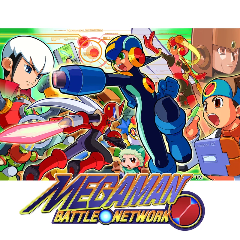Mega Man Battle Network - Original Video Game Soundtrack LP Mondo Exclusive Mondo Exclusive A Side B Side Vinyl