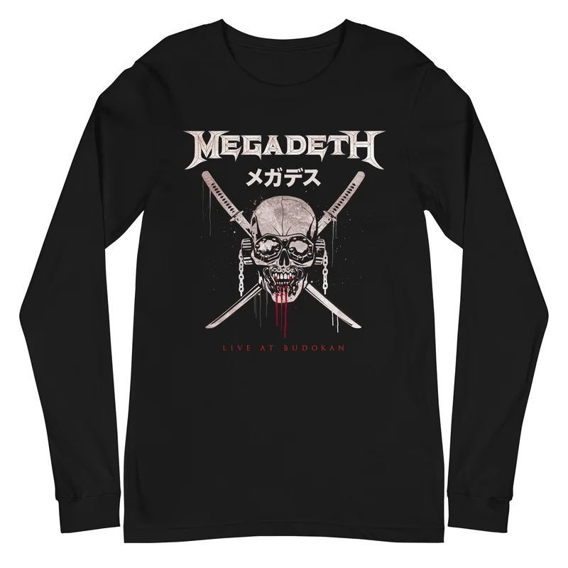 Megadeth - Bukokan Long Sleeve T-Shirt Black