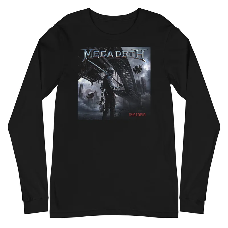 Megadeth - Dystopia Long Sleeve T-Shirt Black