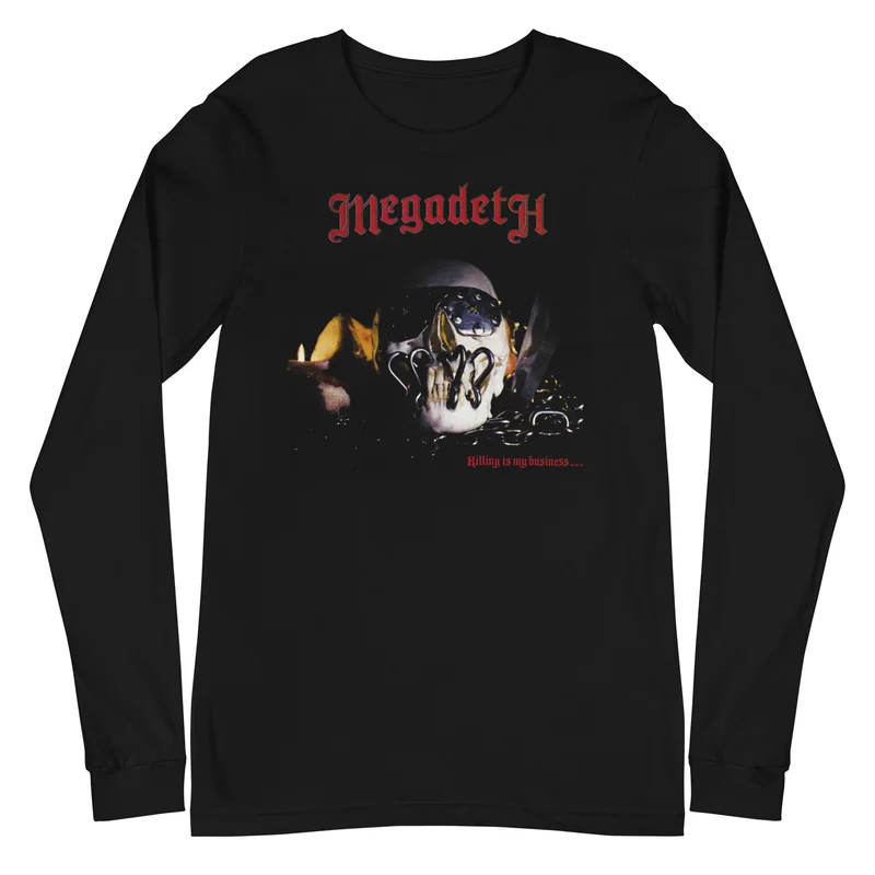 Megadeth - Killing is my Business... Long Sleeve T-Shirt Black