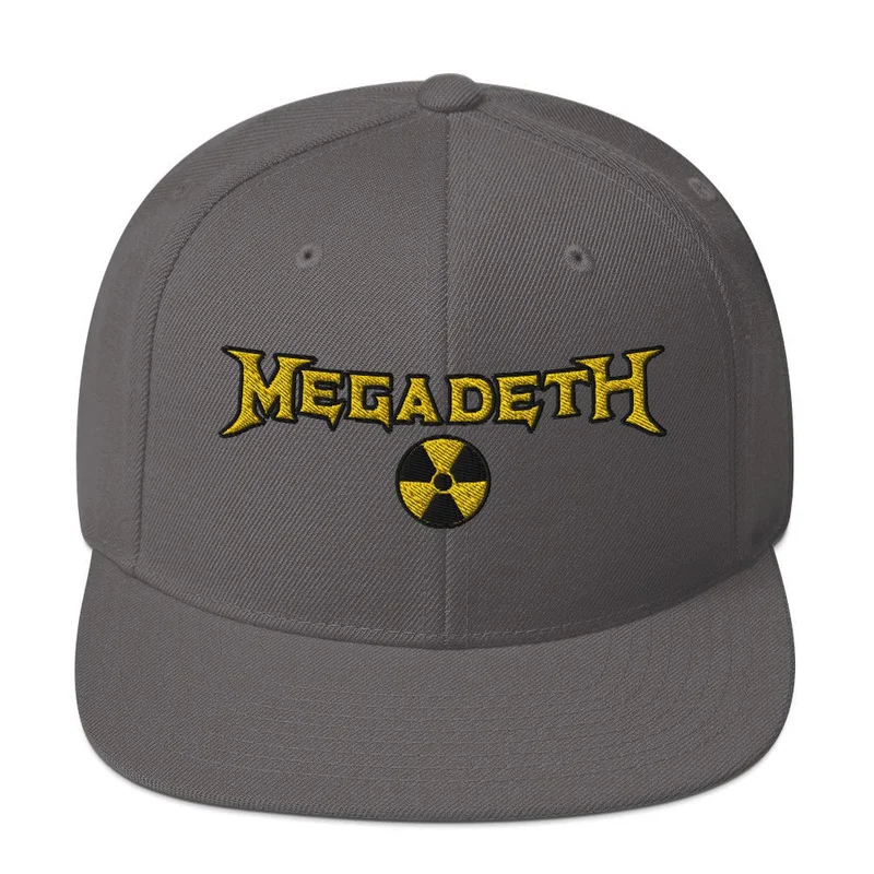 Megadeth - Logo Snapback Hat Dark Grey