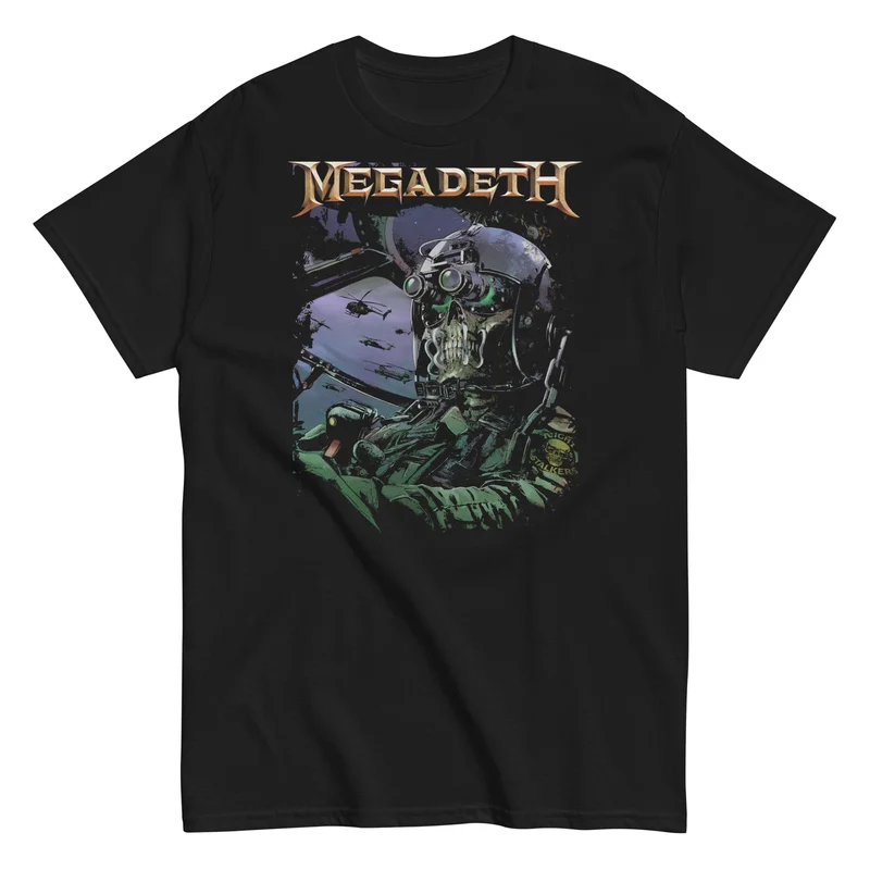 Megadeth - Night Vision T-Shirt Black
