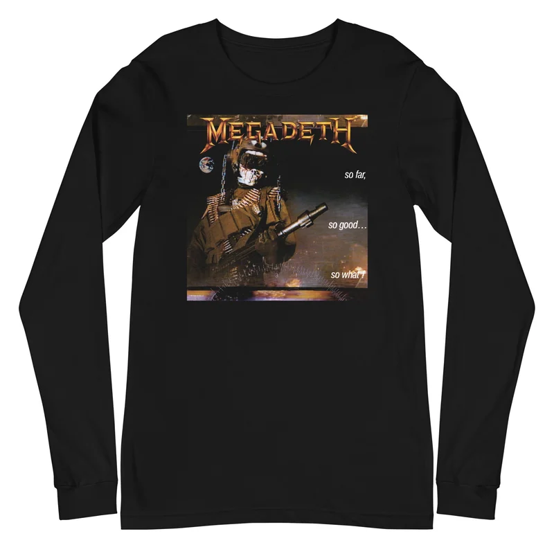 Megadeth - So Far, So Good, So What? Long Sleeve T-Shirt Black