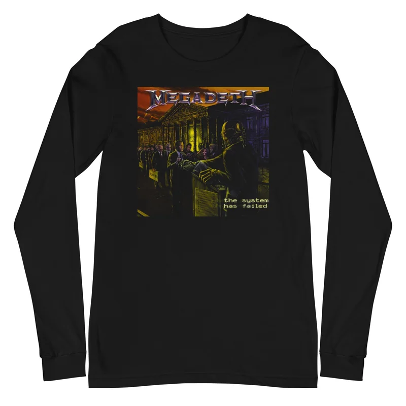 Megadeth - The System Has Failed Long Sleeve T-Shirt Black