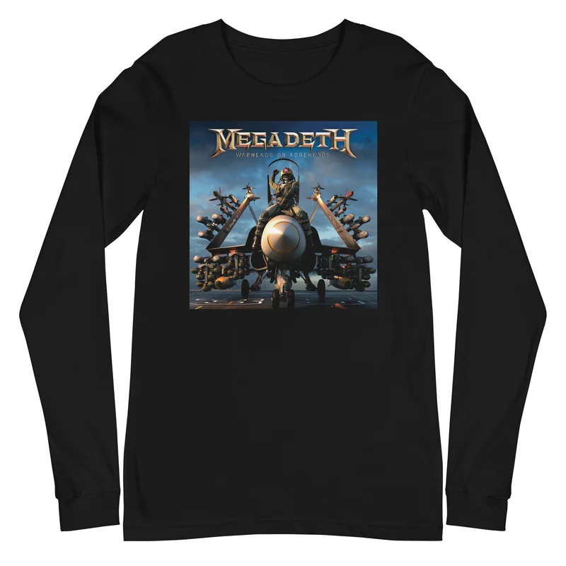 Megadeth - Warheads on Foreheads Long Sleeve T-Shirt Black