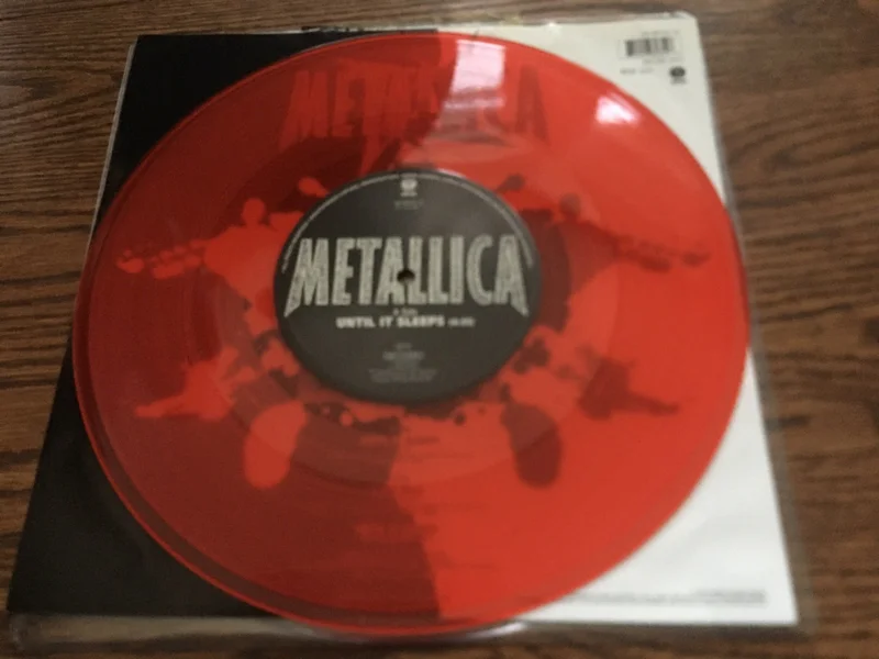 Metallica - Until It Sleeps red vinyl 10"