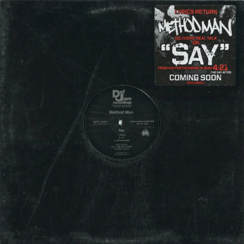 Method Man-Say 12" Single