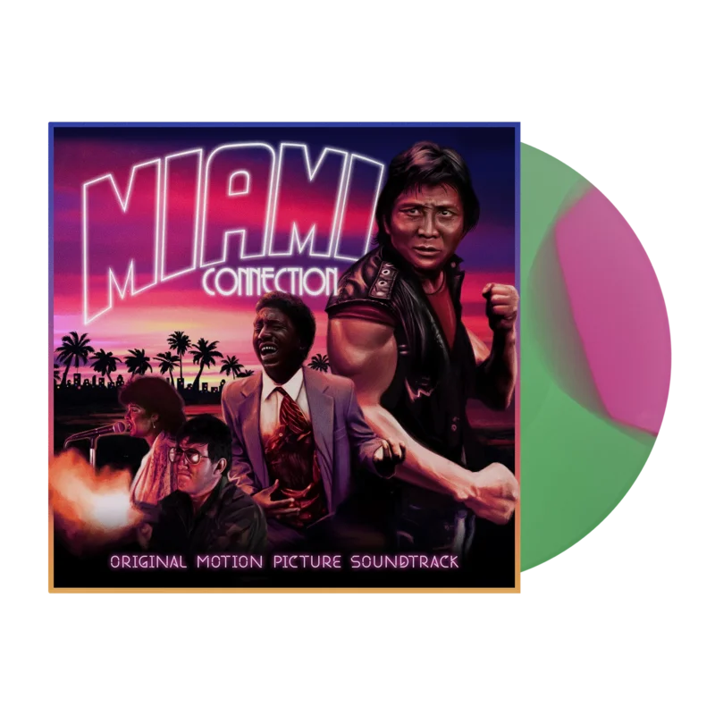 Miami Connection - Original Motion Picture Soundtrack LP Clear & White Split w/Splatter Vinyl