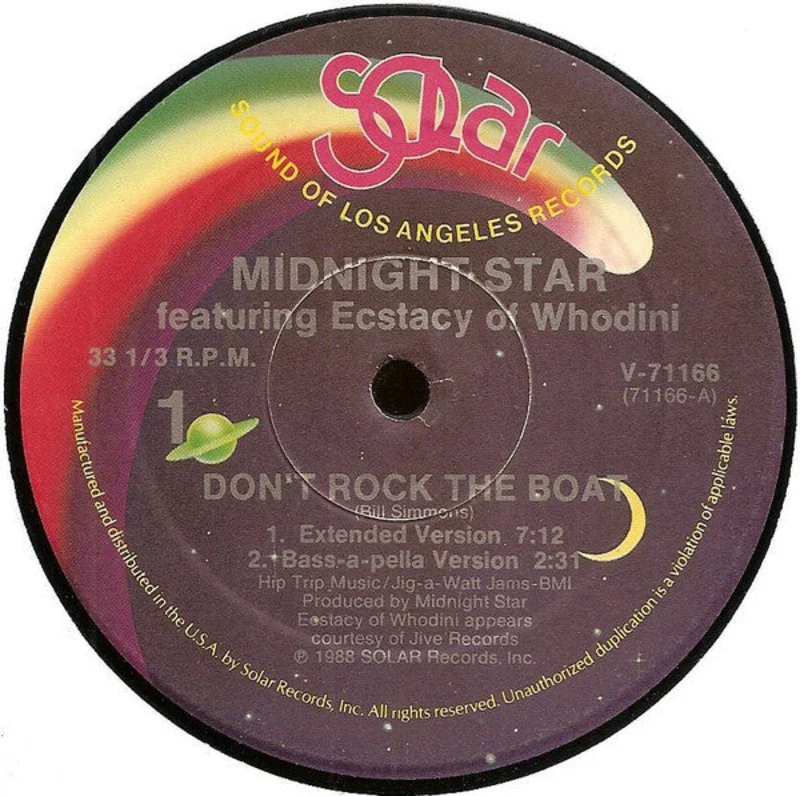 Midnight Star-Don't Rock The Boat 12" Single