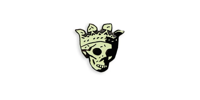 Mike Mignola's Death Head Enamel Pin