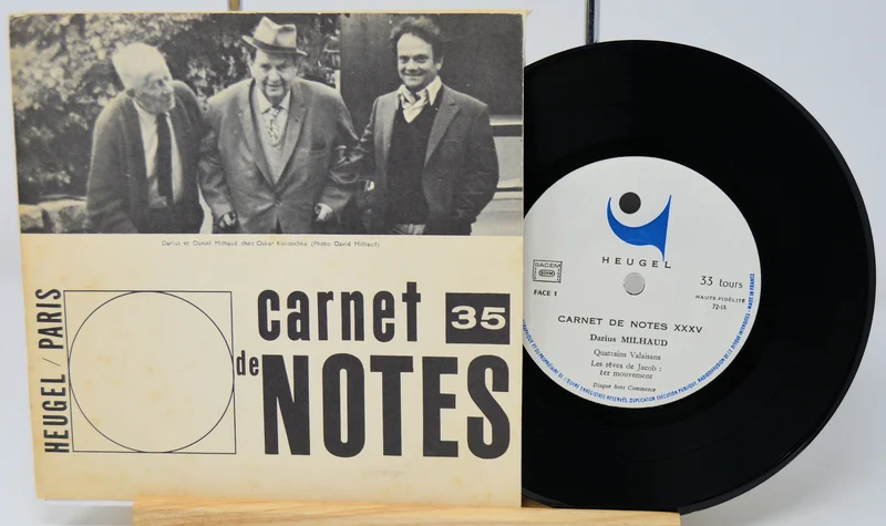 Milhaud, Jolas, Vivaldi - Carnet De Notes 35