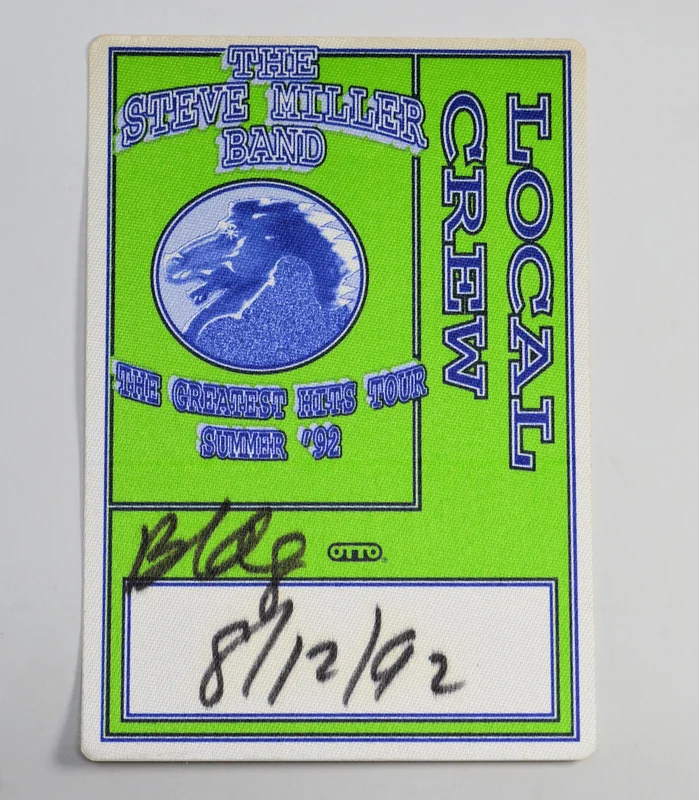 Miller, Steve - Greatest Hits Backstage Pass