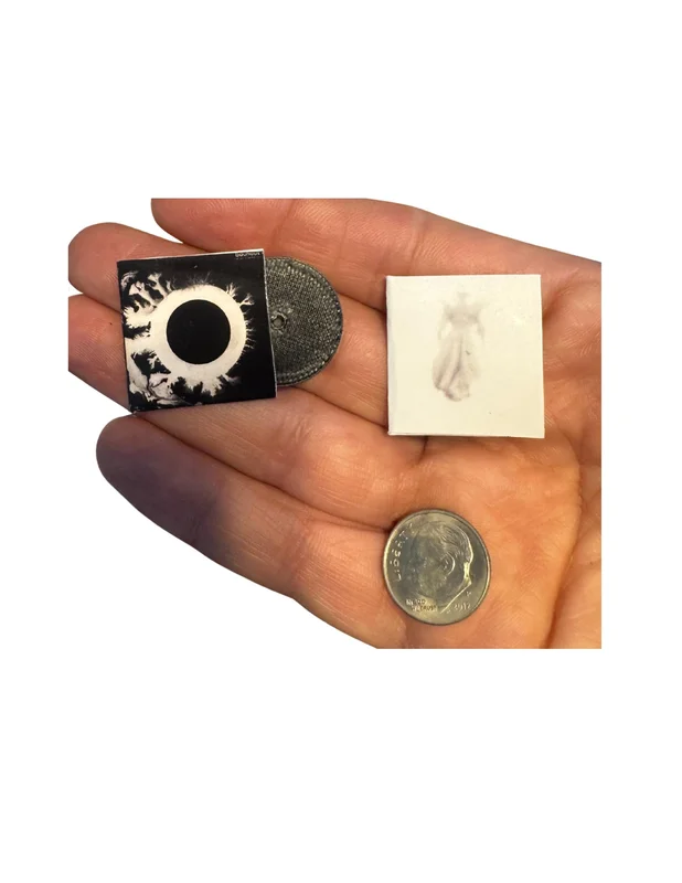 Mini Bauhaus Vinyl Record Set  1:12 Scale Dollhouse Decor