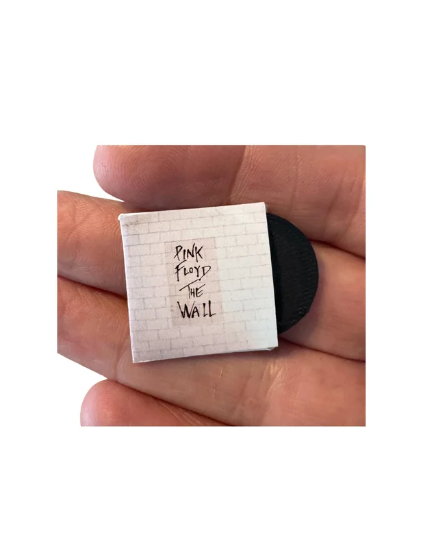 Mini Pink Floyd Vinyl Records 1:12 Scale Dollhouse Miniatures