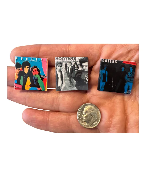 Miniature Hooters Vinyl Album Covers 1:12 Scale Collectible