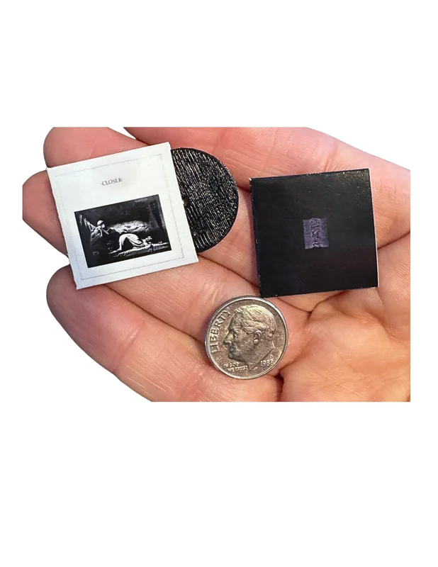Miniature Joy Division Vinyl Records  1:12 Dollhouse Scale