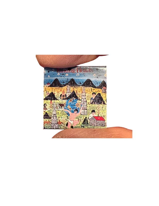 Miniature Talking Heads Vinyl Records  1:12 Scale Dollhouse Miniatures