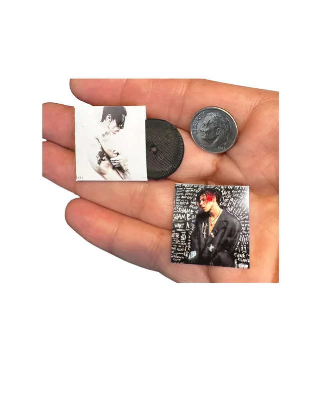 Miniature YUNGBLUD Vinyl Record 1:12 Scale Dollhouse Decor Miniature