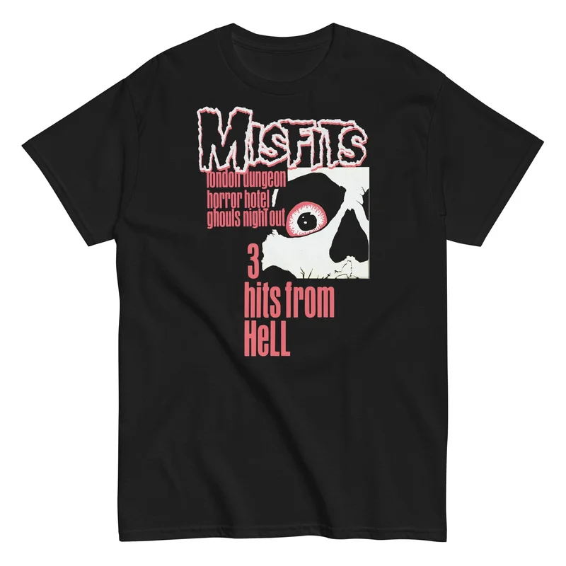 Misfits - 3 Hits From Hell T-Shirt Black