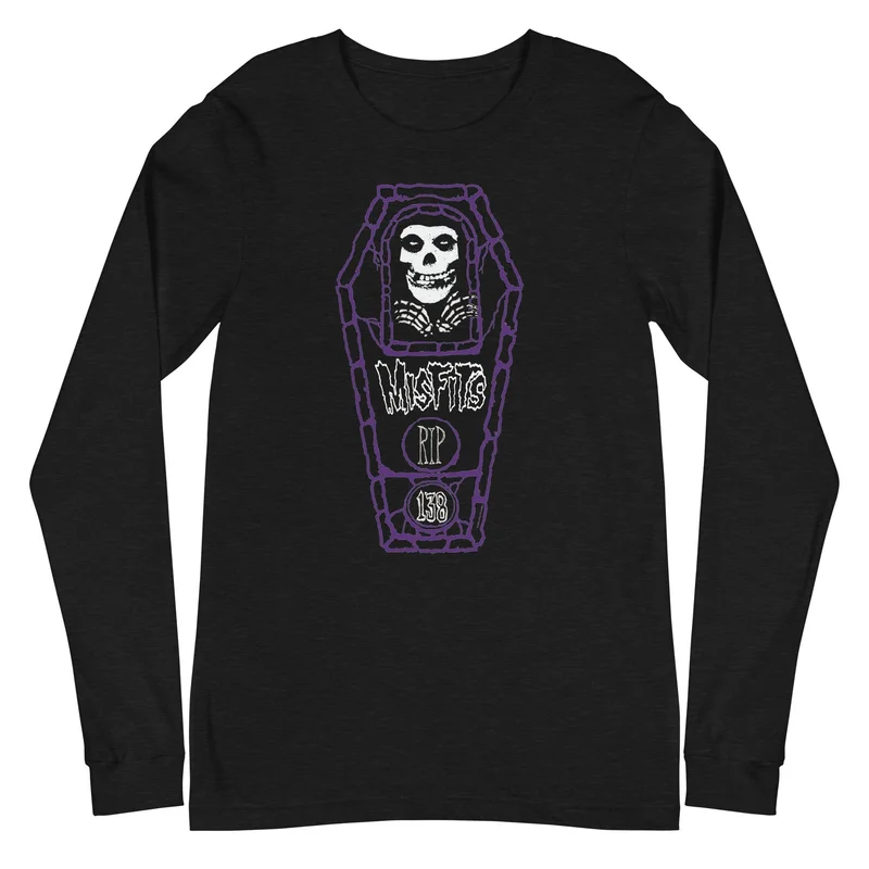 Misfits - Casket Long Sleeve T-Shirt Black