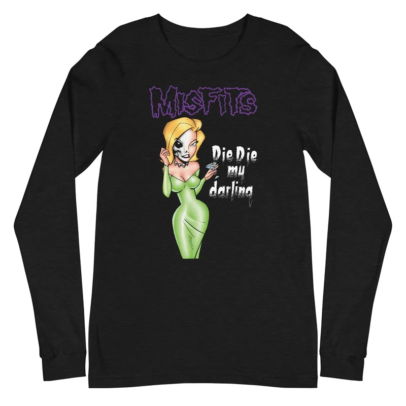 Misfits - Die Die My Darling Long Sleeve T-Shirt Black
