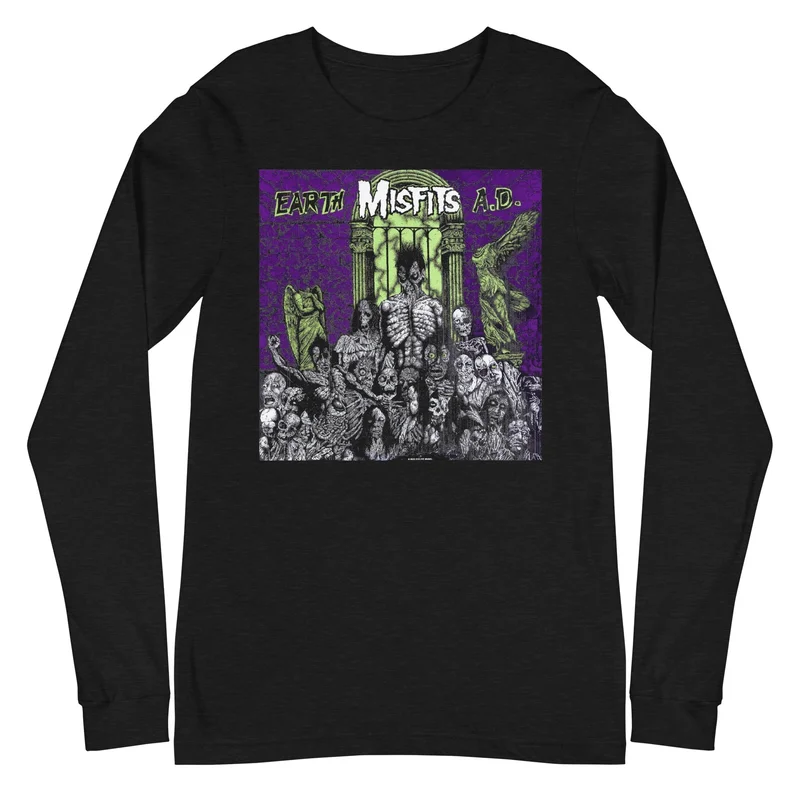 Misfits - Earth Long Sleeve T-Shirt Black