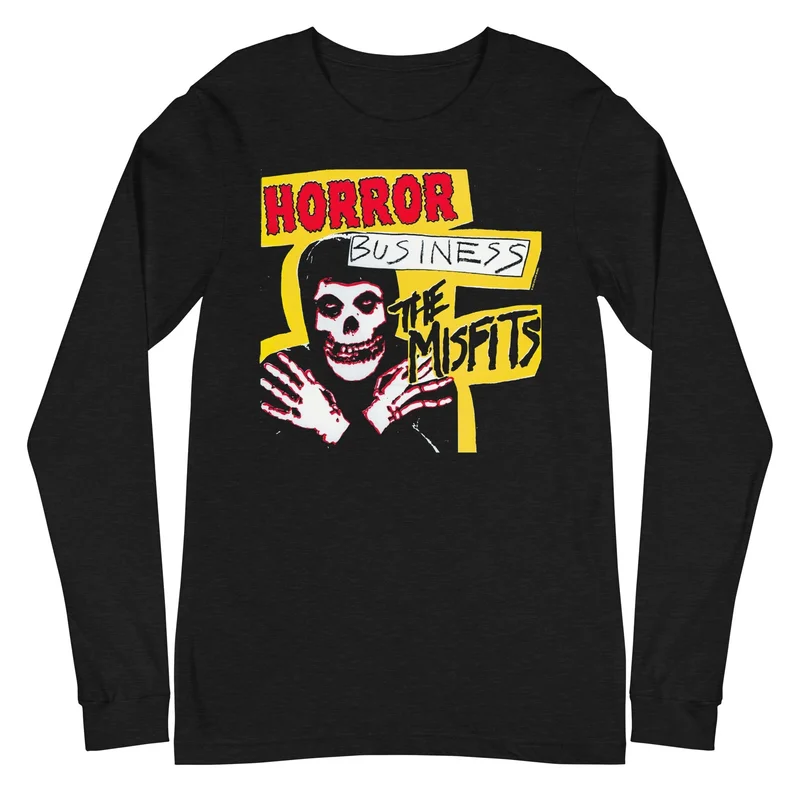 Misfits - Horror Business Long Sleeve T-Shirt Black