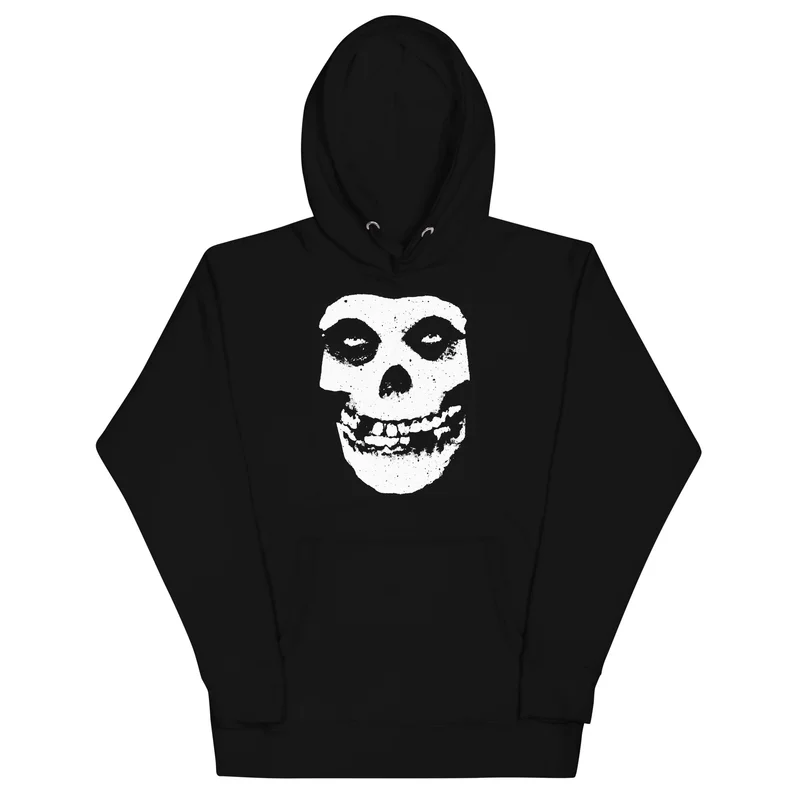 Misfits - Large Skull Hoodie Black