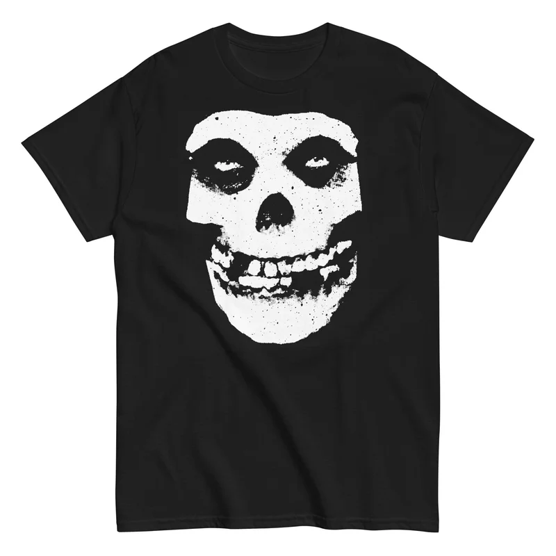 Misfits - Large Skull T-Shirt Black