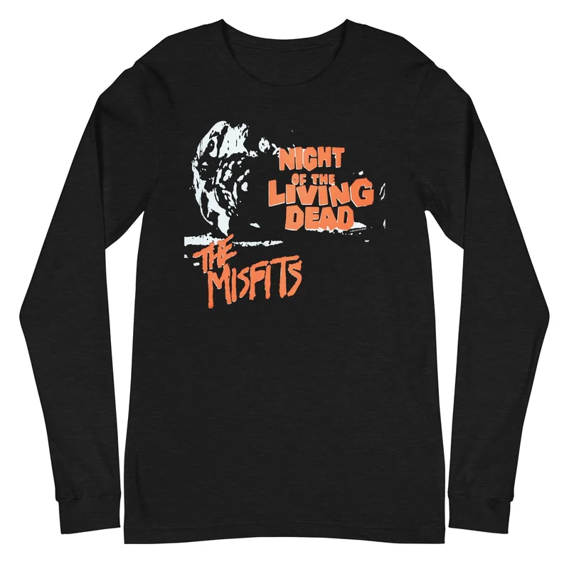 Misfits - Night of the Living Dead Long Sleeve T-Shirt Black