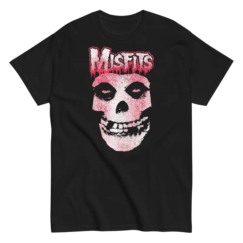 Misfits - Tagged Skull T-Shirt Black