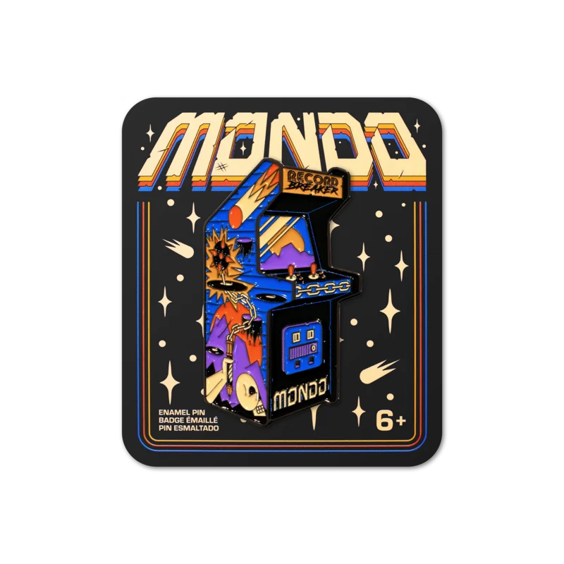 Mondo Record Breaker Enamel Pin