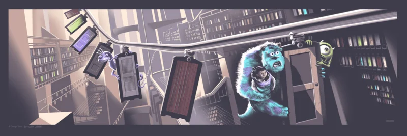 Mondo X Cyclops Print Works #41: Monsters, Inc.