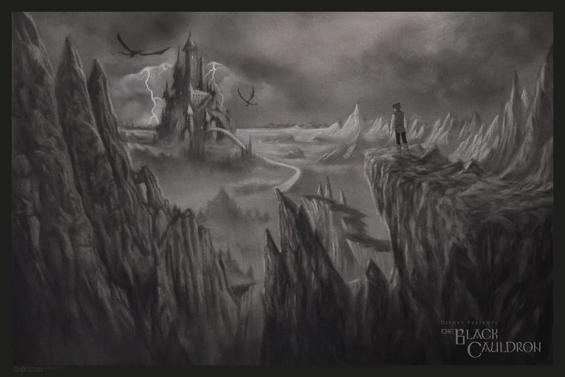 Mondo X Cyclops Print Works Print #17: The Black Cauldron