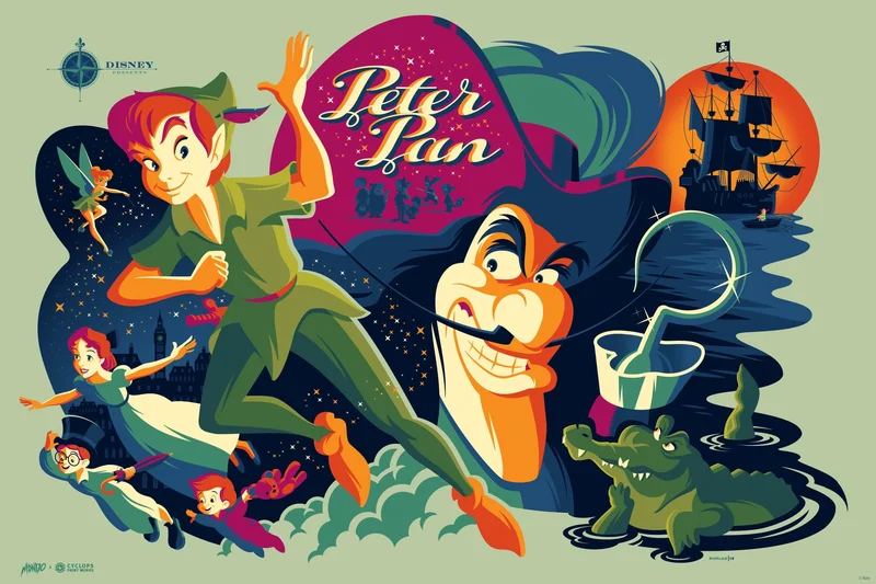 Mondo X Cyclops Print Works Print #20: Peter Pan (Variant)