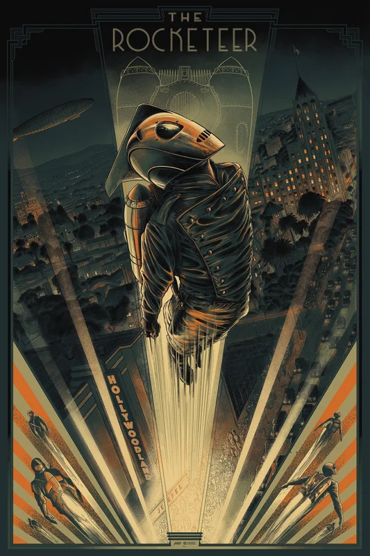 Mondo X Cyclops Print Works Print #21: The Rocketeer (Variant)
