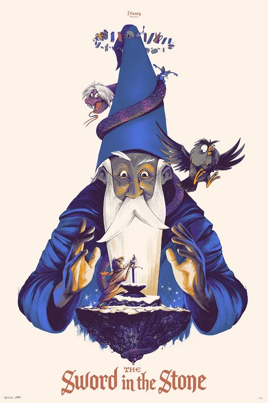 Mondo X Cyclops Print Works Print #22: Sword In The Stone