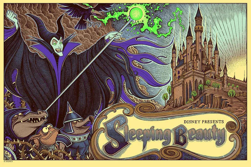 Mondo X Cyclops Print Works Print #28: Sleeping Beauty