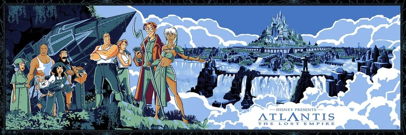 Mondo X Cyclops Print Works Print #34: Atlantis: The Lost Empire