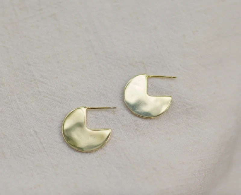 Moon Earrings by Mountainside Handmade Jewelry