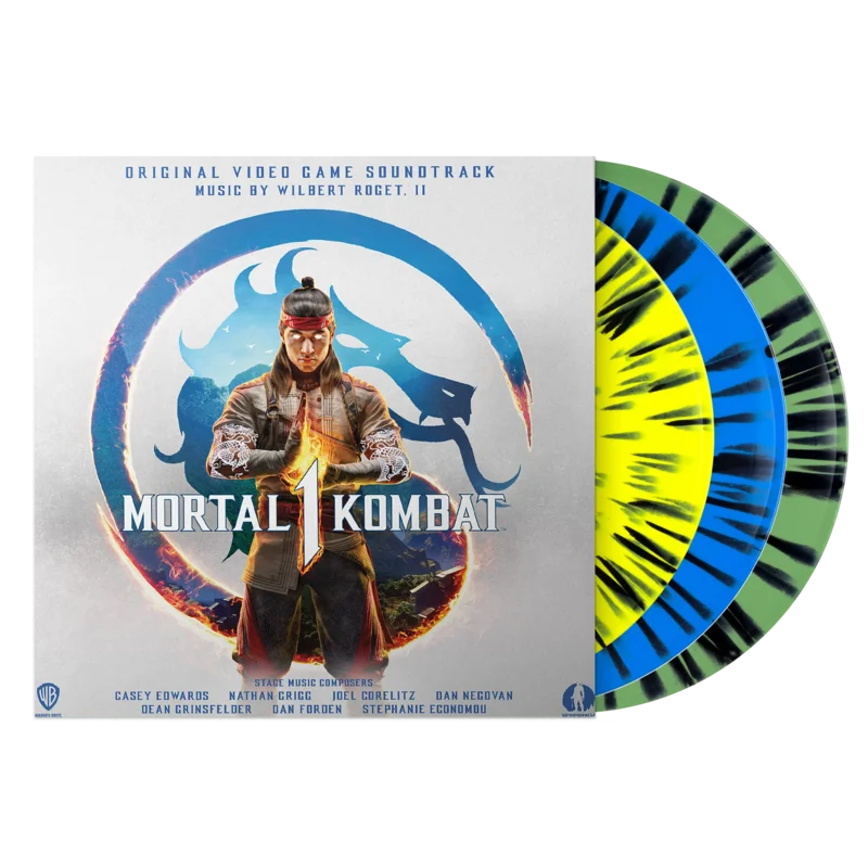 Mortal Kombat 1 - Original Video Game Soundtrack 3XLP Mondo Exclusive Ninjas Splatter Vinyl