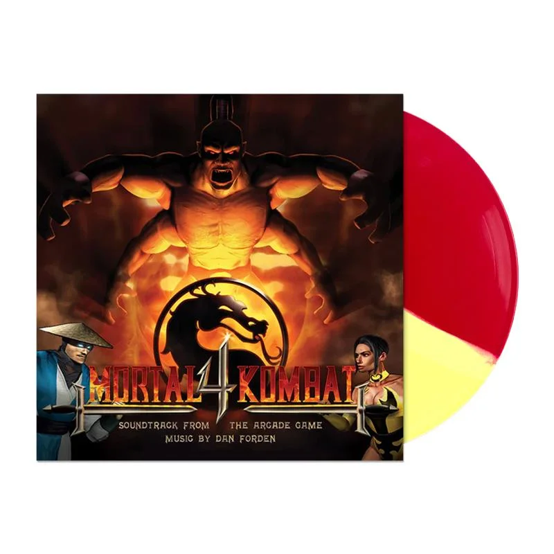 Mortal Kombat 4 Original Video Game Soundtrack Mondo Exclusive Red & Yellow Split