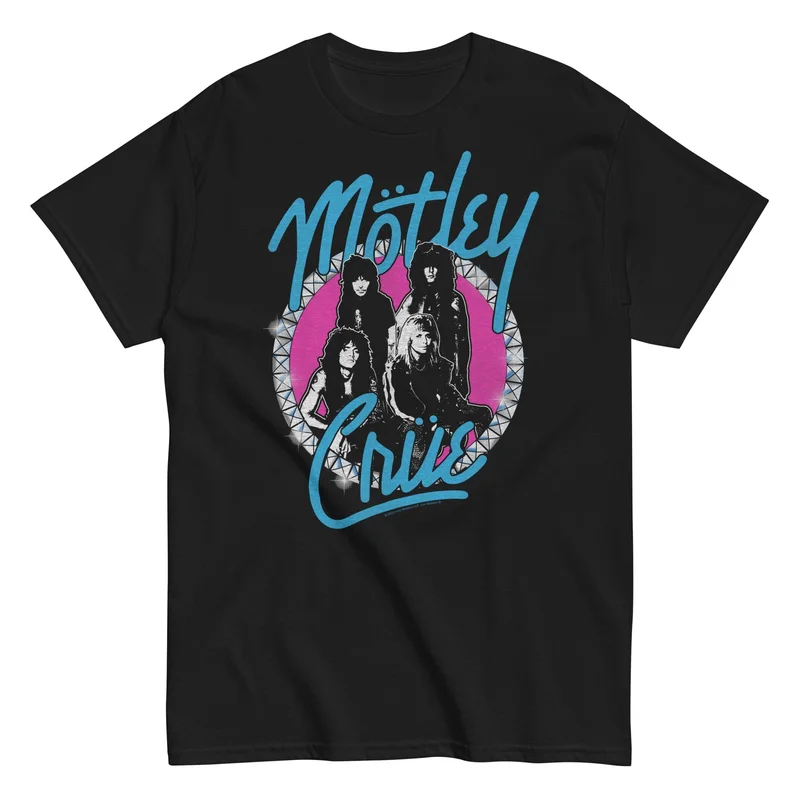 Motley Crue - 80s Hair T-Shirt Black