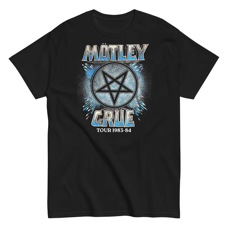 Motley Crue - 83-84 Tour T-Shirt Black