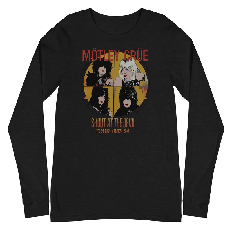 Motley Crue - Always on Tour Long Sleeve T-Shirt Black