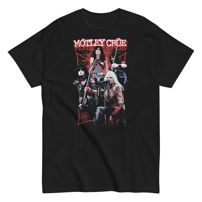 Motley Crue - Live T-Shirt Black